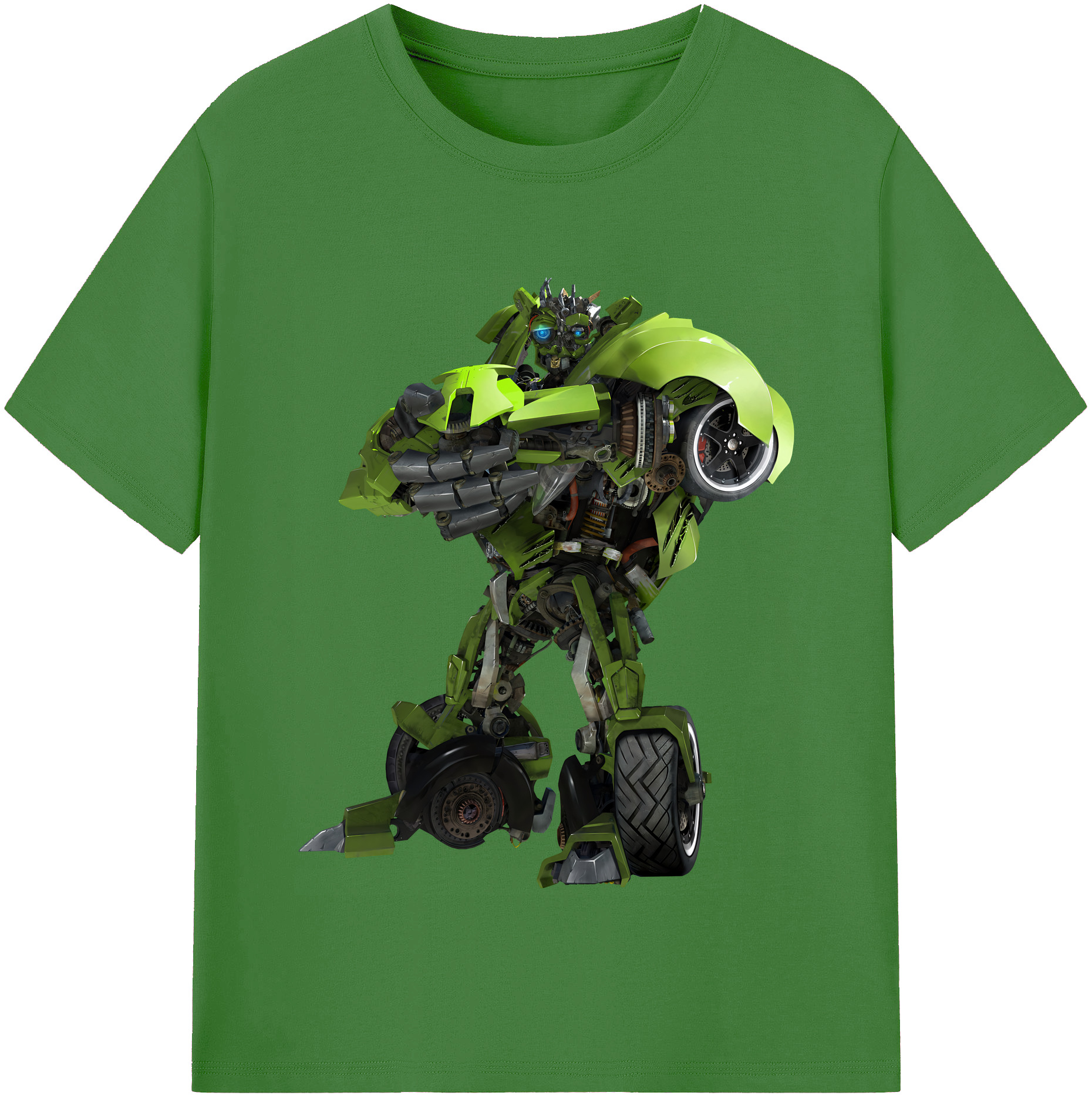 （画像用） Transformers トランスフォーマー レディースカジュアルプリントTシャツ（綿100％）